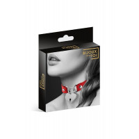 Чокер с замочком-сердечком Bijoux Pour Toi - HEART LOCK Red, экокожа