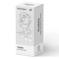 Зарядка (запасний кабель) для іграшок Satisfyer USB charging cable White — Переглянути зображення 3