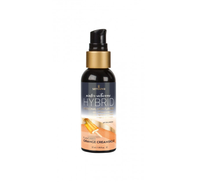 Змазка водно-силіконова Sensuva Hybrid Orange Creamsicle 57мл без цукру, можна для оральних пестощів