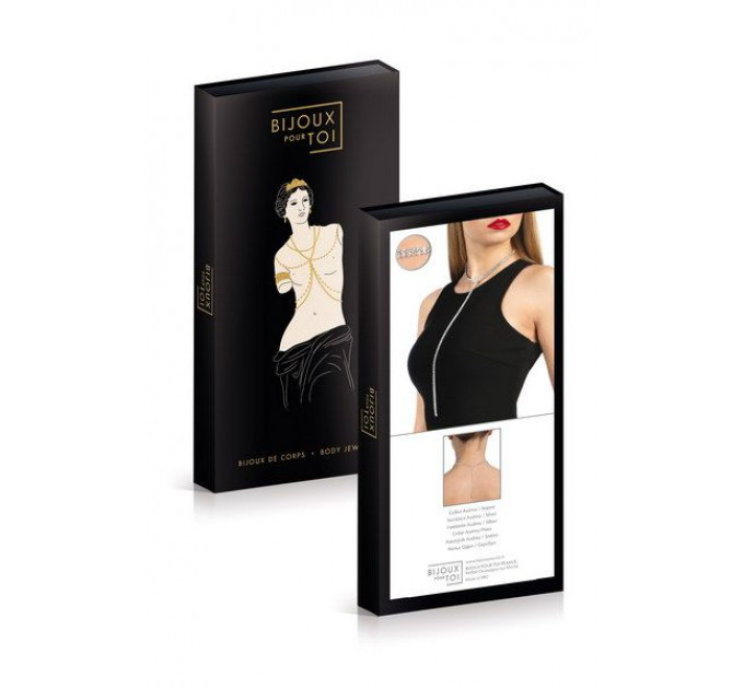 Кольє зі стразами Bijoux Pour Toi - Audrey Silver