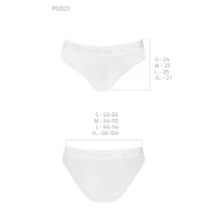 Трусики з широкою гумкою і мереживом Passion PS001 PANTIES L, white — Переглянути зображення 5