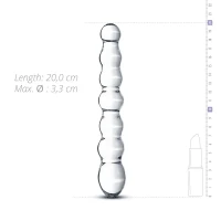 Скляний дилдо у вигляді намистин Gildo Glass Dildo No. 19 — Просмотреть изображение 4