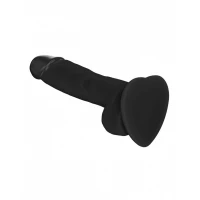 Реалістичний фалоімітатор Strap-On-Me SOFT REALISTIC DILDO Black - Size S — Переглянути зображення 2