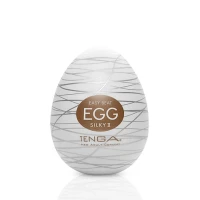 Мастурбатор-яйце Tenga Egg Silky II з рельєфом у вигляді павутини — Переглянути зображення 1