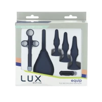 Набір анальних іграшок для новачків Lux Active – Equip – Silicone Anal Training Kit — Переглянути зображення 1