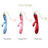 Смартвібратор-кролик Zalo — Rosalie Royal Blue — Переглянути зображення 10
