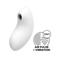 Вакуумний вібратор Satisfyer Vulva Lover 2 White — Переглянути зображення 1