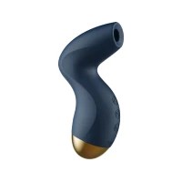 Вакуумний кліторальний стимулятор Svakom Pulse Pure Navy Blue, 5 режимів, 5 інтенсивностей у кожному — Переглянути зображення 1