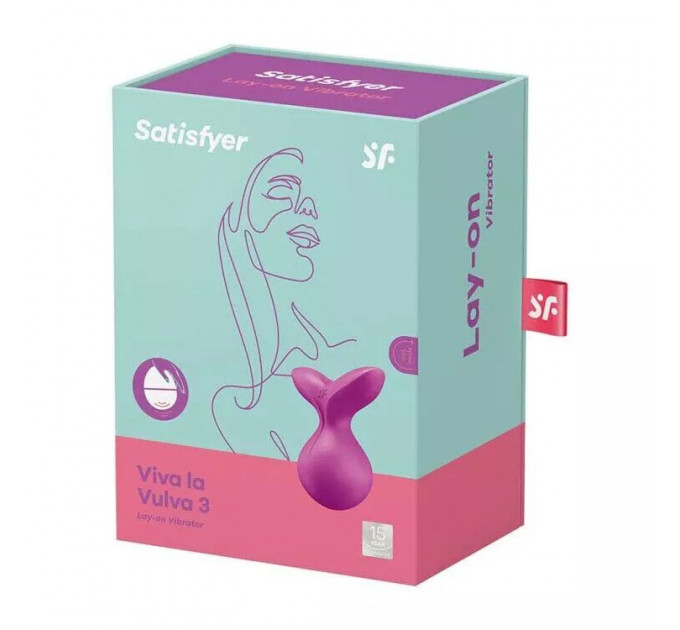 Мини-вибромассажер Satisfyer Viva la Vulva 3 Violet