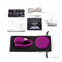 Вібратор для пар LELO Tiani 3 Deep Rose, 2 мотори, пульт ДК — Переглянути зображення 2
