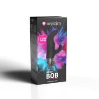 Вібратор-кролик з електростимуляцією Mystim Hop Hop Bob Black Edition — Переглянути зображення 9