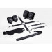 Набір для БДСМ 5 в 1 Feral Feelings BDSM Kit 5 Black, наручники, поножі, хрестовина, маска, падл