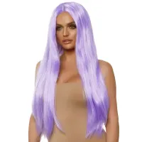 Перука Leg Avenue 33″ Long straight center part wig lavender — Переглянути зображення 1