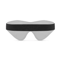 Маска Bedroom Fantasies: Faux Leather Blindfold, чорна — Переглянути зображення 2