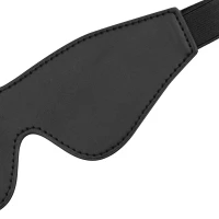 Маска Bedroom Fantasies: Faux Leather Blindfold, чорна — Переглянути зображення 3