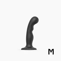 Насадка для страпона Strap-On-Me Dildo Plug P&amp;G Black M — Переглянути зображення 1