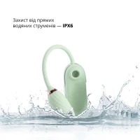Вакуумний кліторальний стимулятор Otouch Louis Vibrate Teal з віброяйцем, у кейсі — Переглянути зображення 5