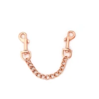 Шкіряні поножі Liebe Seele Wine Red Ankle Cuffs, знімний ланцюжок-кріплення — Переглянути зображення 12
