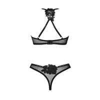 Комплект Obsessive Latinesa 2-pcs set XL/2XL, бюстгальтер та трусики — Переглянути зображення 4