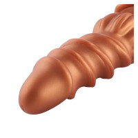 Фаллоимитатор для секс-машин Hismith Spiral Grain Silicone Dildo Monster Series, спиральный рельеф — Просмотреть изображение 4