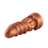 Фаллоимитатор для секс-машин Hismith Spiral Grain Silicone Dildo Monster Series, спиральный рельеф — Просмотреть изображение 5