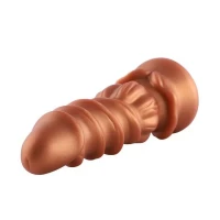 Фалоімітатор для секс-машин Hismith Spiral Grain Silicone Dildo Monster Series, спіральний рельєф — Переглянути зображення 5