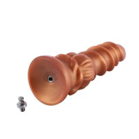 Фаллоимитатор для секс-машин Hismith Spiral Grain Silicone Dildo Monster Series, спиральный рельеф — Просмотреть изображение 7