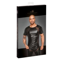 Футболка з мокрим ефектом Noir Handmade H056 Men's T-shirt made of powerwetlook, S — Переглянути зображення 3