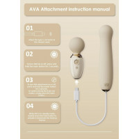 Пульсатор Zalo – AVA Attachment Ivory White для смарт-вібромасажера Zalo – AVA Пульсатор Zalo – AVA Attachment Ivory White для смарт-вібромасажера Zalo – AVA