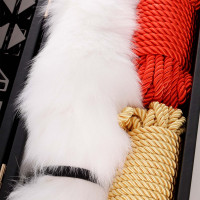 БДСМ-набір LOCKINK All-in-1 BDSM Play Kit, чорний, ремені, маска, кляпи, анальні пробки, свічки — Переглянути зображення 7