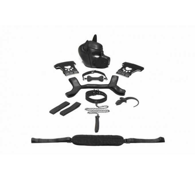 Набір BDSM цуценя Master Series Luxury Pup Arsenal Set - Black