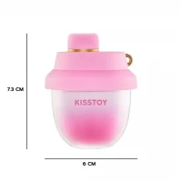 Вакуумний стимулятор-брелок KISSTOY Kiss Pods, 5 рівнів інтенсивності + Turbo-режим, 2 насадки — Переглянути зображення 3