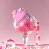 Вакуумний стимулятор-брелок KISSTOY Kiss Pods, 5 рівнів інтенсивності + Turbo-режим, 2 насадки — Переглянути зображення 5