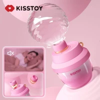 Вакуумний стимулятор-брелок KISSTOY Kiss Pods, 5 рівнів інтенсивності + Turbo-режим, 2 насадки — Переглянути зображення 4