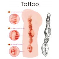Мастурбатор-вагіна Kokos Tattoo — Переглянути зображення 4