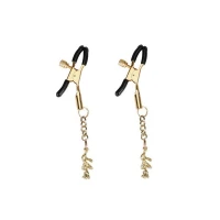 Затискачі для сосків з підвіскою Liebe Seele Rose Pendant Nipple Clamps Gold — Переглянути зображення 1