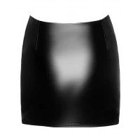 Спідниця Noir Handmade F345 Powerwetlook skirt with garter - M — Переглянути зображення 6