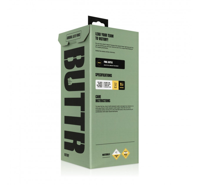 Анальна пробка BUTTR - Victory Double Finger Butt Plug