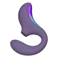 Кліторально-вагінальний звуковий стимулятор LELO Enigma Double Sonic Cyber Purple — Переглянути зображення 4