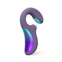 Кліторально-вагінальний звуковий стимулятор LELO Enigma Double Sonic Cyber Purple — Переглянути зображення 1