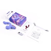 Смарт-вібратор Magic Motion Ponder Purple, подвійна стимуляція, віброяйце+язичок для клітора — Переглянути зображення 5