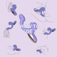 Смарт-вібратор Magic Motion Ponder Purple, подвійна стимуляція, віброяйце+язичок для клітора — Переглянути зображення 13