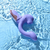 Смарт-вибратор Magic Motion Ponder Purple, двойная стимуляция, виброяйцо+язычок для клитора — Просмотреть изображение 8