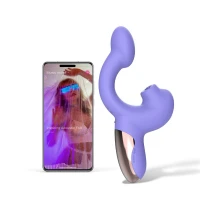 Смарт-вібратор Magic Motion Ponder Purple, подвійна стимуляція, віброяйце+язичок для клітора — Переглянути зображення 3