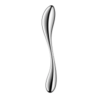 Металевий дилдо Satisfyer Star Force 3, двосторонній, можна нагрівати та охолоджувати, дуже важкий — Просмотреть изображение 1