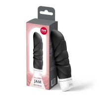 Мінівібратор Fun Factory JAM Black, підходить для клітора, рельєфний — Переглянути зображення 3
