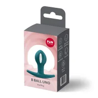 Анальна пробка Fun Factory B BALLS UNO Bottle Green, рухома кулька всередині — Переглянути зображення 7