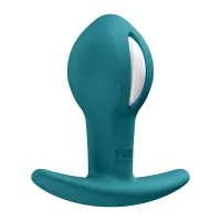 Анальна пробка Fun Factory B BALLS UNO Bottle Green, рухома кулька всередині — Переглянути зображення 1