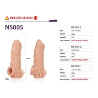 Насадка на член Kokos Nude Sleeve NS 005 S — Переглянути зображення 4