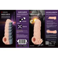 Насадка на член Kokos Nude Sleeve NS 005 S — Переглянути зображення 5